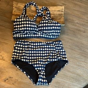 Two Piece Swimsuit by Toast Clothing - UK Size 14/US Size 10